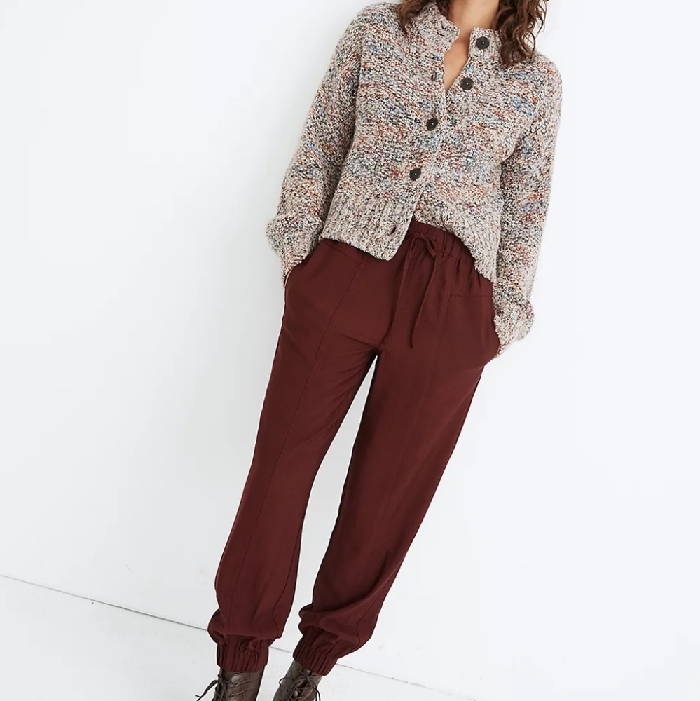 NEW Madewell Seamed Track Trousers Size XS